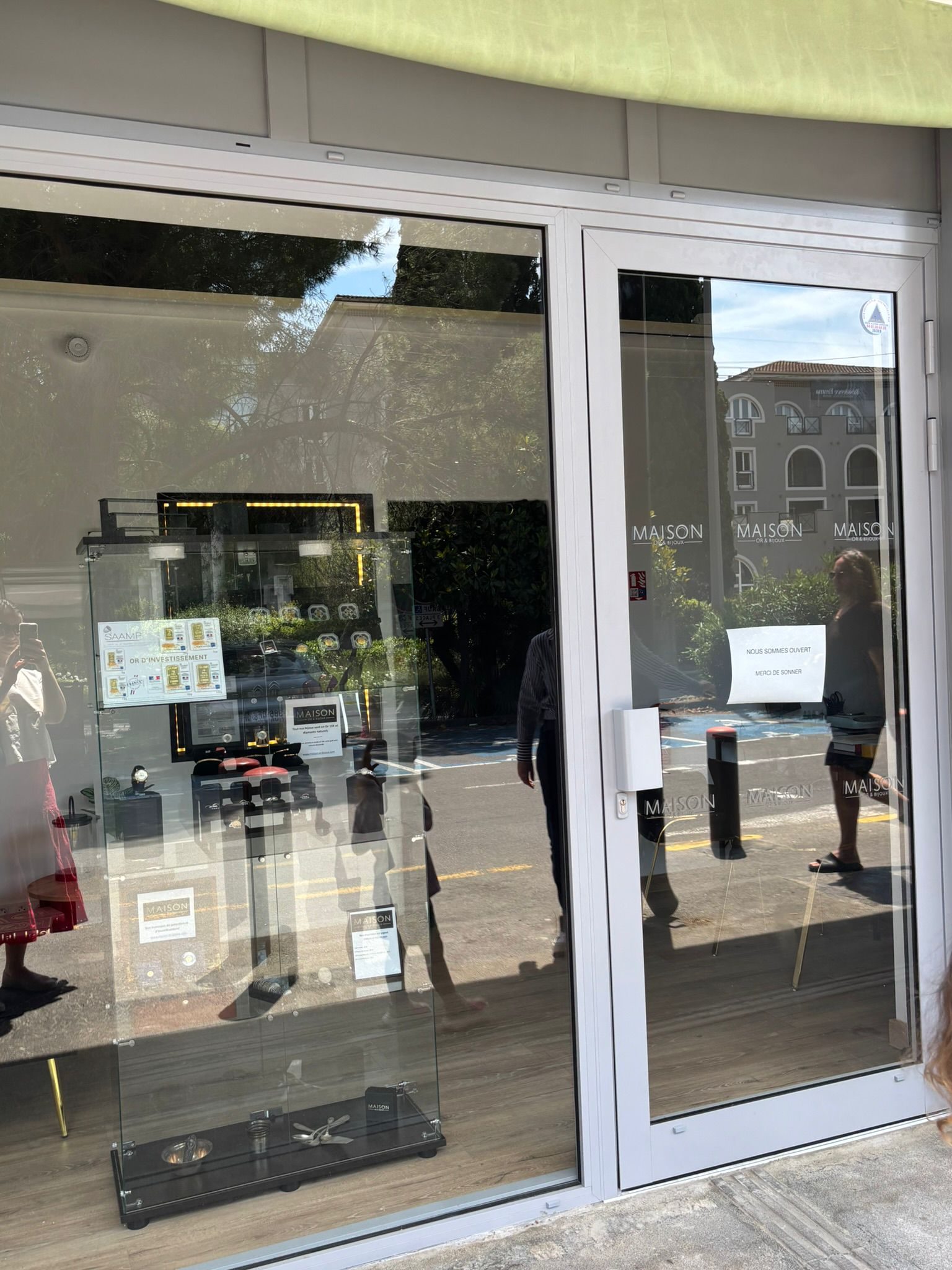 Boutique Maison Or et Bijoux — estimation gratuite à Cannes et Mougins