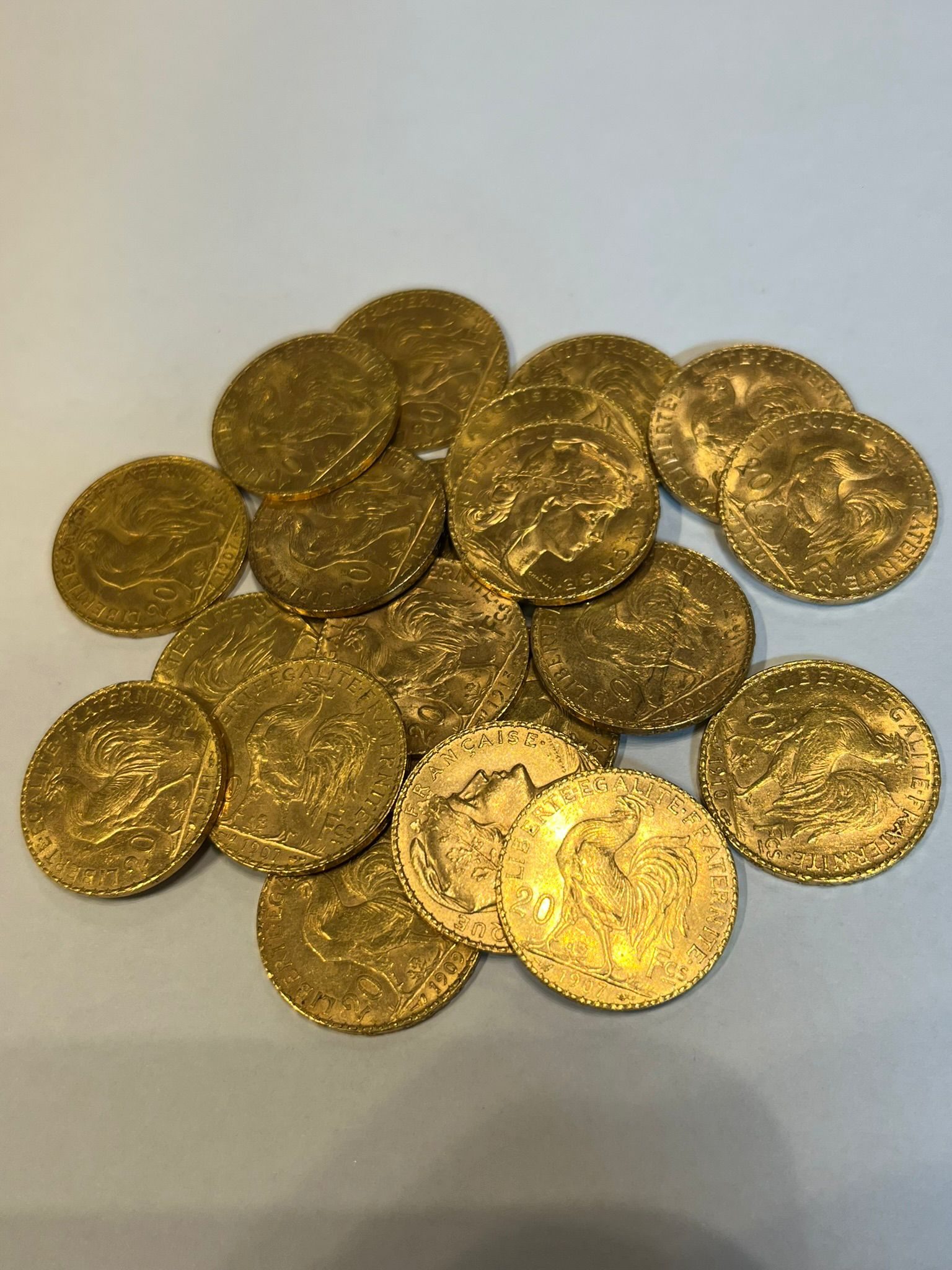 Pièces Napoléon en or — estimation avant décision de vente