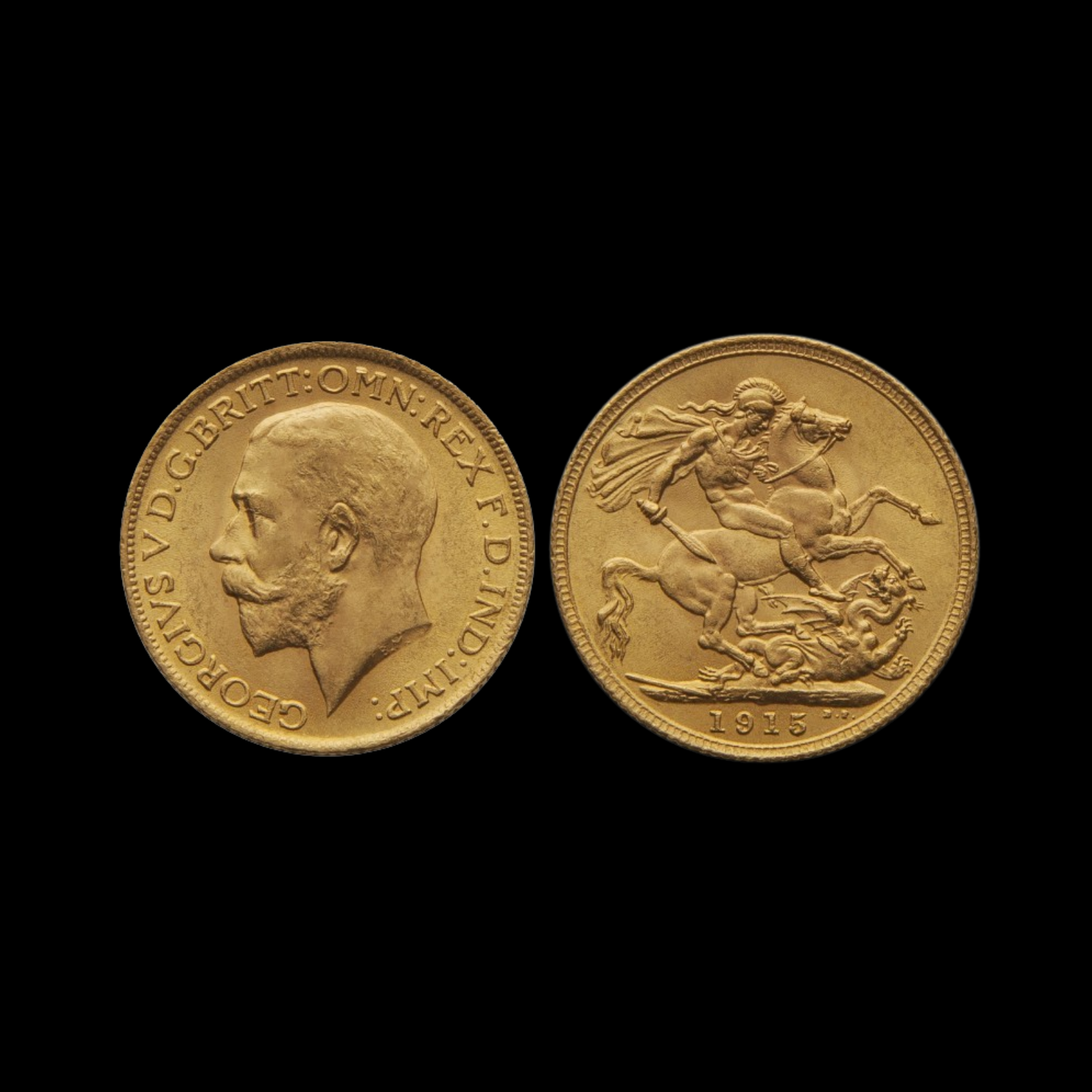 Souverain or britannique, référence pour comparer au Napoléon