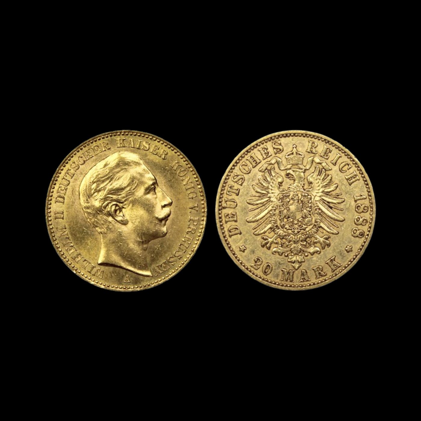 Pièce de 20 mark or de l'Empire allemand
