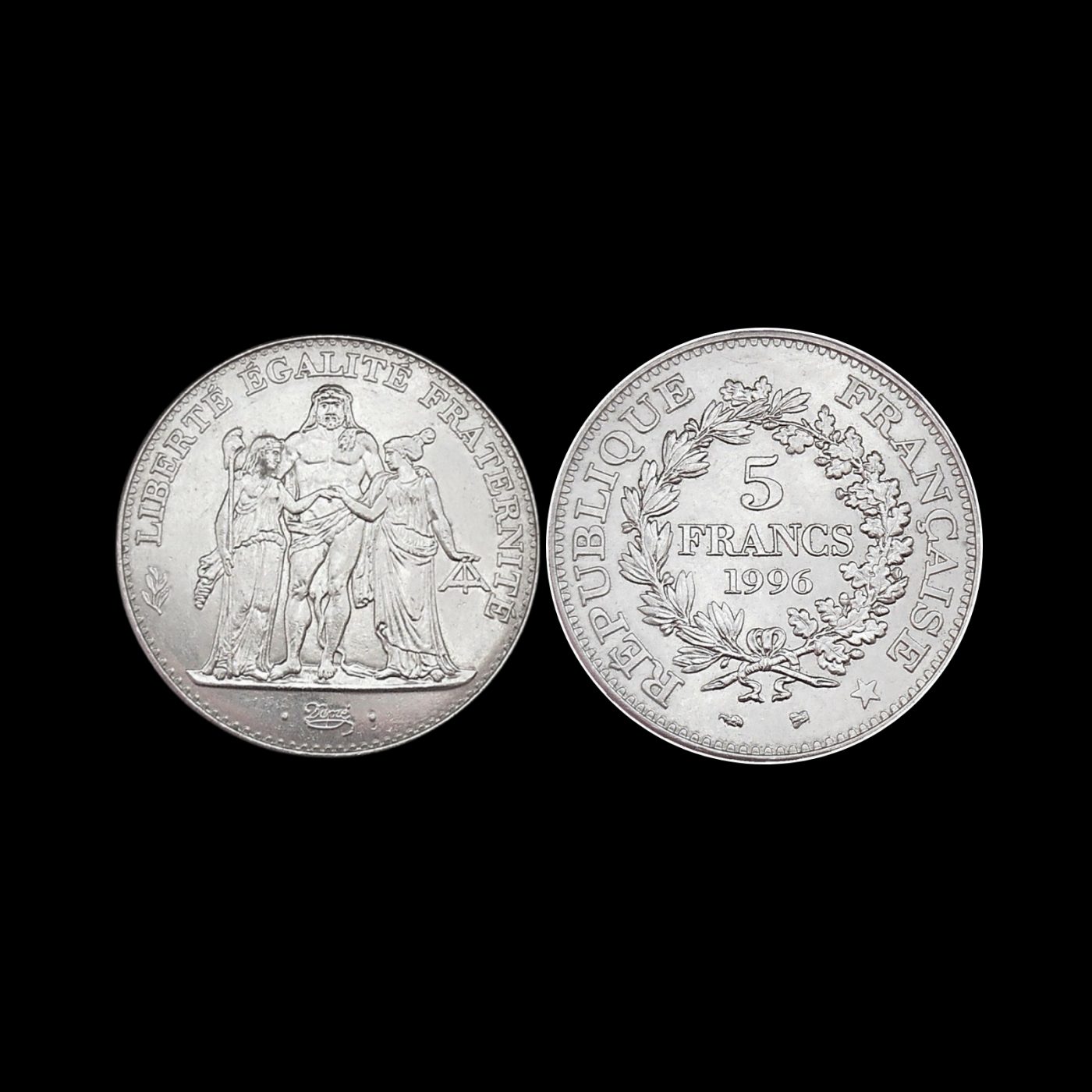 Pièce de 5 francs argent Hercule